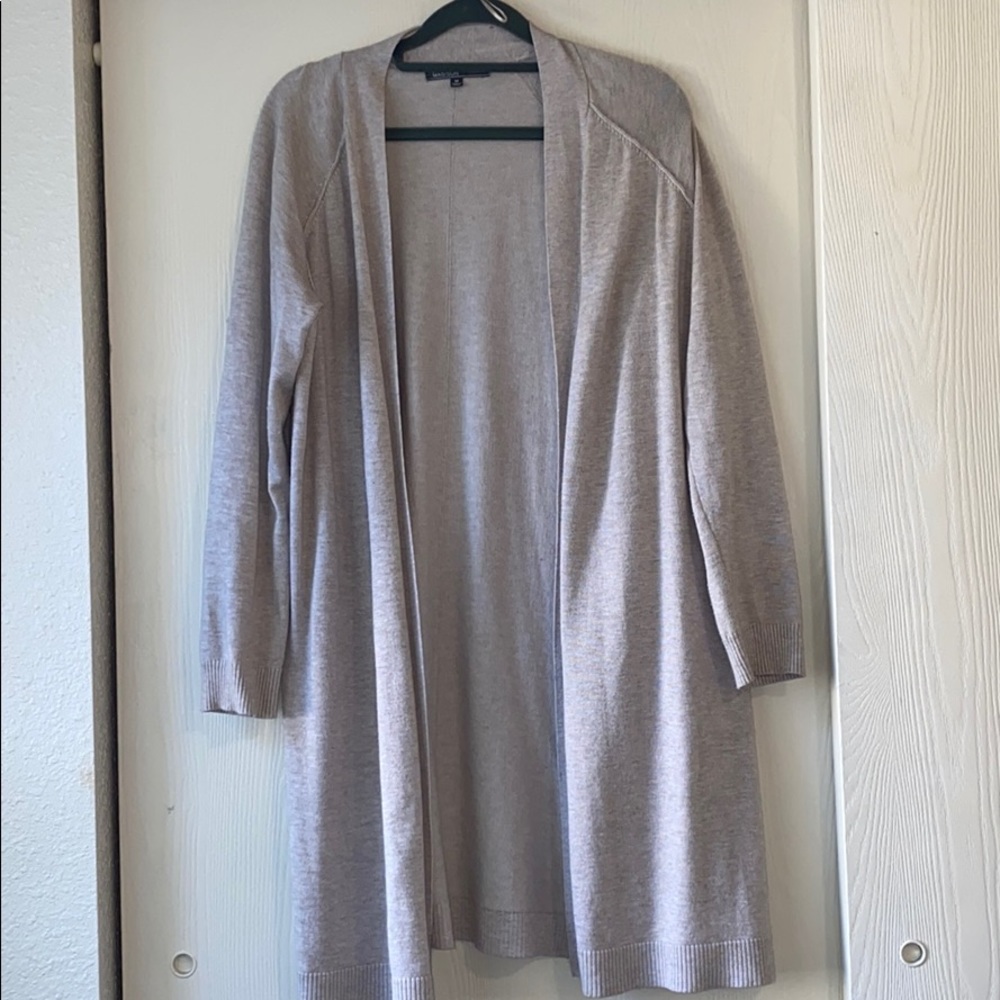 89th and Madison taupe cardigan